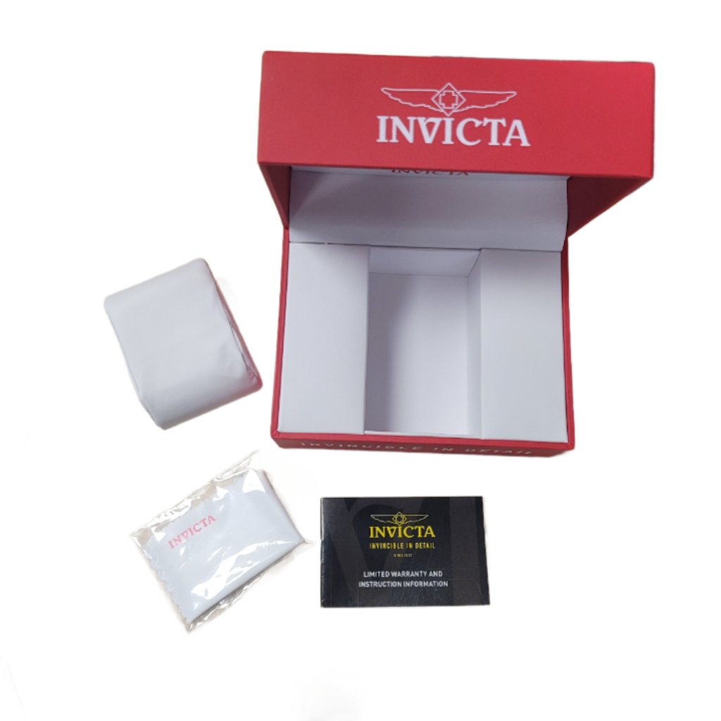 Invicta Objet Dart Red 1 Slot Presentation Gift Watch Box With Warranty Manual